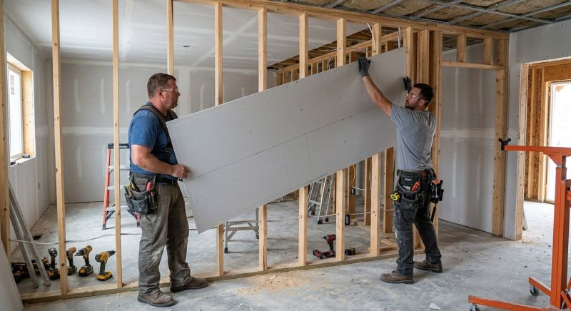 Bedroom Drywall Installation in Kansas City, KS